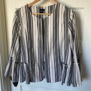 Cute Cotton Striped Jacket by August Moon size M to L